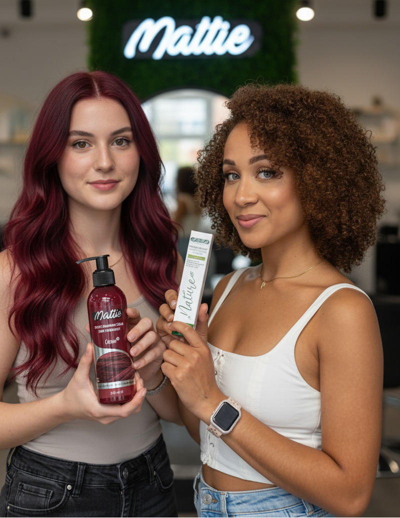 Mattie Turquoise - Crème Colorante Direct Vegan Semi-Permanente 210ml