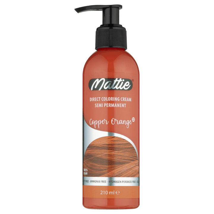 Mattie Copper Orange - Végane Coloration Semi-Permanente Coloration Directe Crème 210 ml