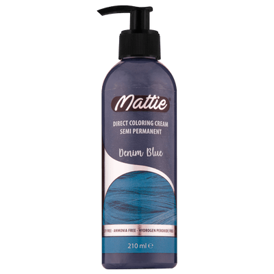 Mattie Denim Blue - Crème Colorante Direct Vegan Semi-Permanente 210ml
