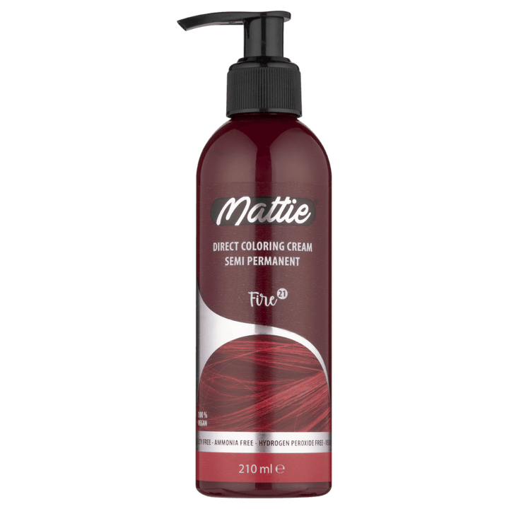 Mattie Fire - Crème De Coloration Semi-Permanente Végane Coloration Directe 210 ml
