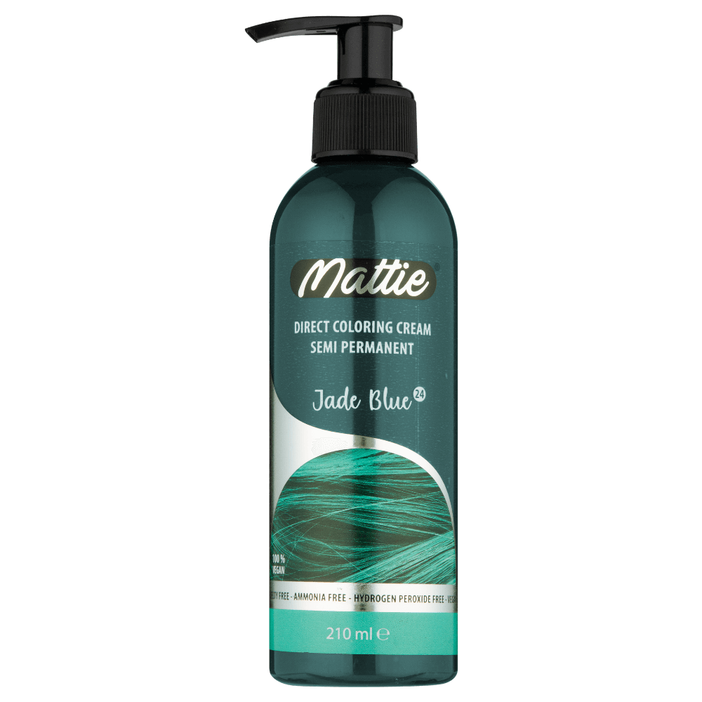 Mattie Jade Blue - Crème Végane De Coloration Semi-Permanente Coloration Directe 210 ml