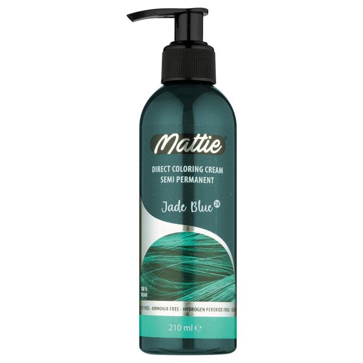 Mattie Jade Blue - Crème Végane De Coloration Semi-Permanente Coloration Directe 210 ml