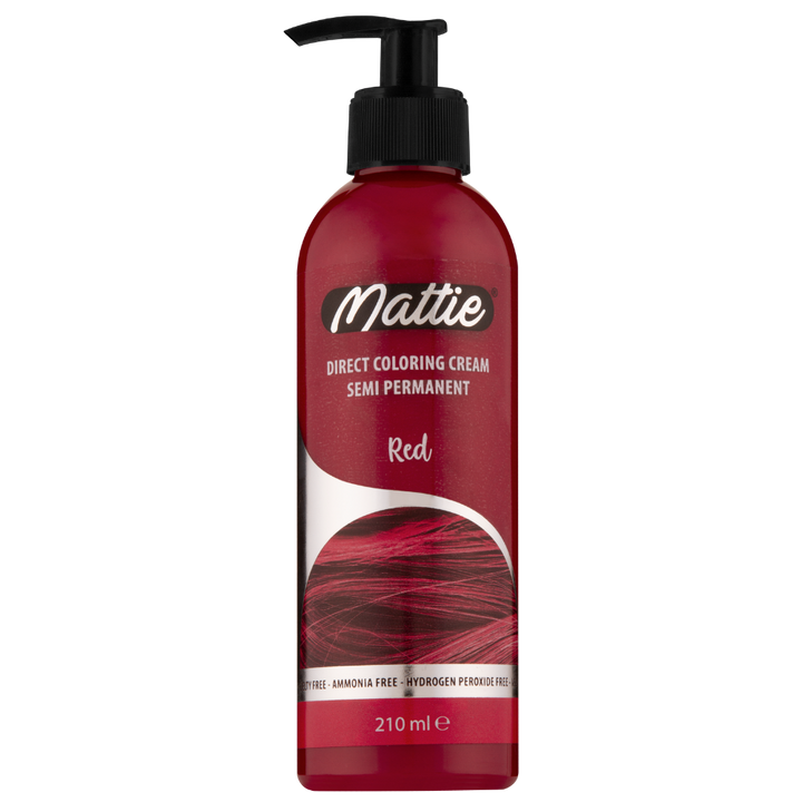 Mattie Red - Crème De Coloration Directe Semi-Permanente Végane 210 ml