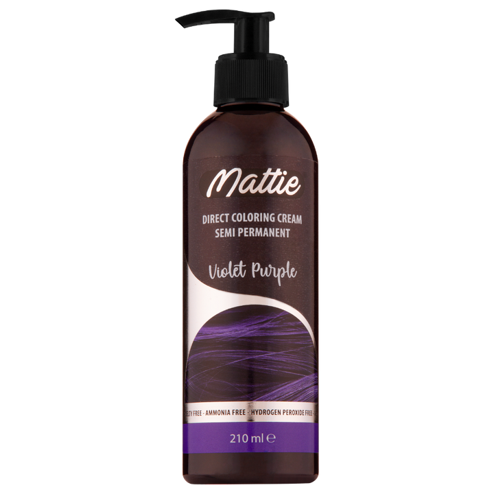 Mattie Violet Purple - Coloration Semi-Permanente Coloration Directe Végane Crème 210 ml
